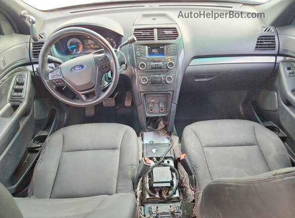 1FM5K8AT3GGC42141 2016 FORD EXPLORER White Vista del salpicadero