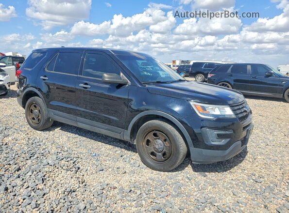1FM5K8AT3HGE29817 2017 FORD EXPLORER Black Front right