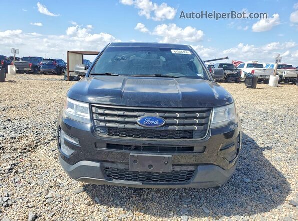 1FM5K8AT3HGE29817 2017 FORD EXPLORER Black Front view
