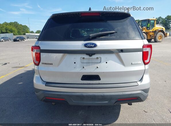 1FM5K8AT4JGA58317 2018 FORD POLICE INTERCEPTOR Silver 