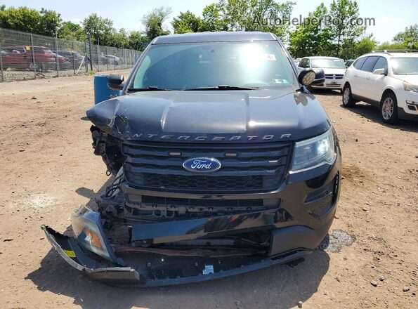 1FM5K8AT6HGD59522 2017 FORD EXPLORER Черный Вид спереди