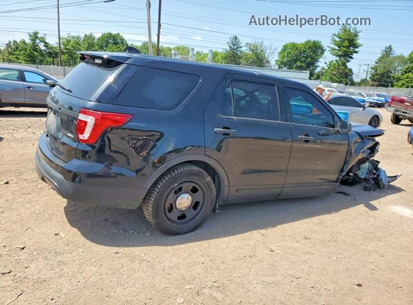 1FM5K8AT6HGD59522 2017 FORD EXPLORER Черный Задняя правая четверть