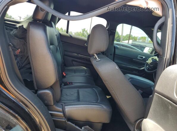 1FM5K8AT6HGD59522 2017 FORD EXPLORER Черный Вид задней части салона