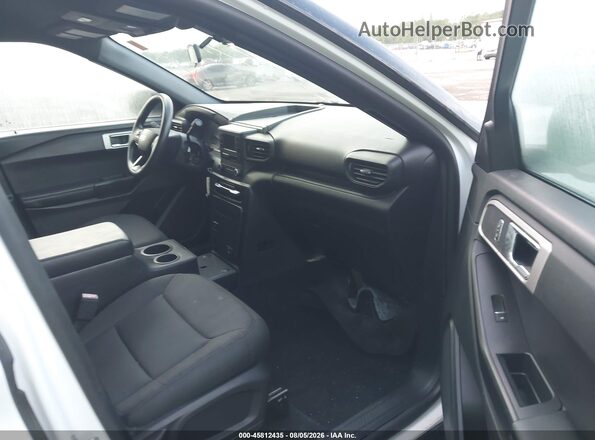 1FM5K8AW0LGC02426 2020 FORD POLICE INTERCEPTOR White Widok wnętrza z przodu