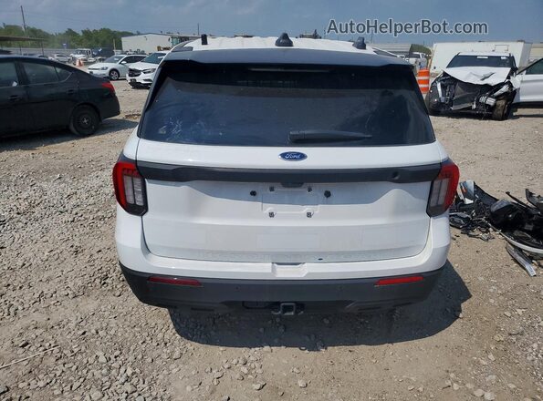 1FM5K8AWXSGC23606 2025 FORD EXPLORER White Vista trasera