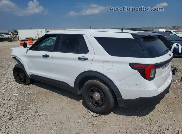 1FM5K8AWXSGC23606 2025 FORD EXPLORER White Trasero izquierdo