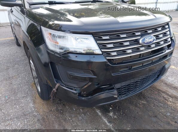1FM5K8B80HGA89813 2017 FORD EXPLORER Black Դիմացի տեսք