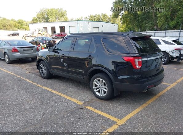 1FM5K8B80HGA89813 2017 FORD EXPLORER Black Հետևի ձախ