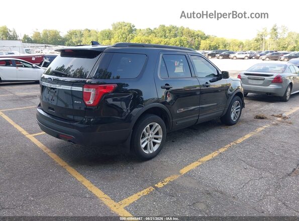 1FM5K8B80HGA89813 2017 FORD EXPLORER Black Հետևի աջ