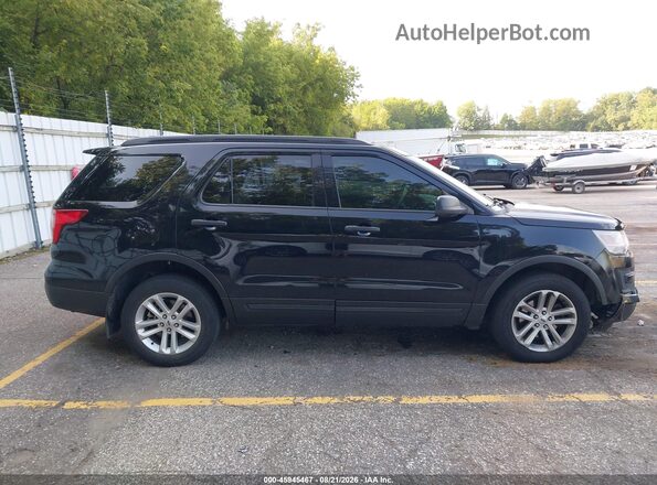 1FM5K8B80HGA89813 2017 FORD EXPLORER Black Սալոնի հետևի տեսք