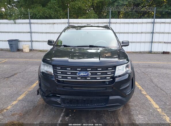 1FM5K8B80HGA89813 2017 FORD EXPLORER Black Սարքավորումների վահանակի տեսք
