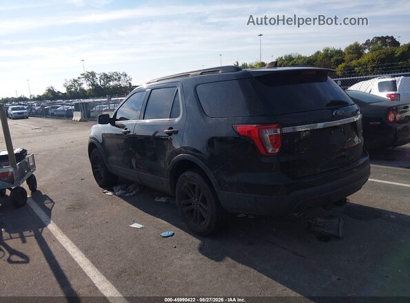 1FM5K8B80HGE40428 2017 FORD EXPLORER Black Հետևի ձախ