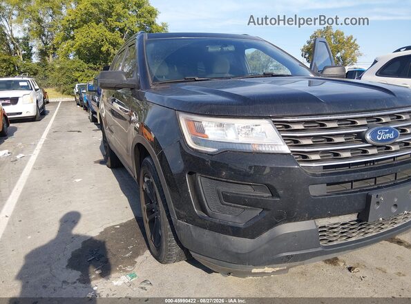 1FM5K8B80HGE40428 2017 FORD EXPLORER Black Դիմացի տեսք