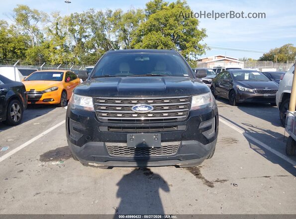 1FM5K8B80HGE40428 2017 FORD EXPLORER Black Առջևի վահանակի տեսք