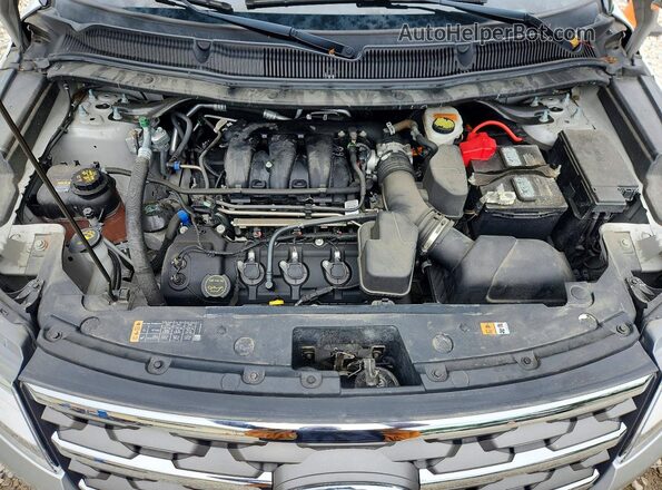 1FM5K8B80JGC66432 2018 FORD EXPLORER Silver Vista del compartimento del motor