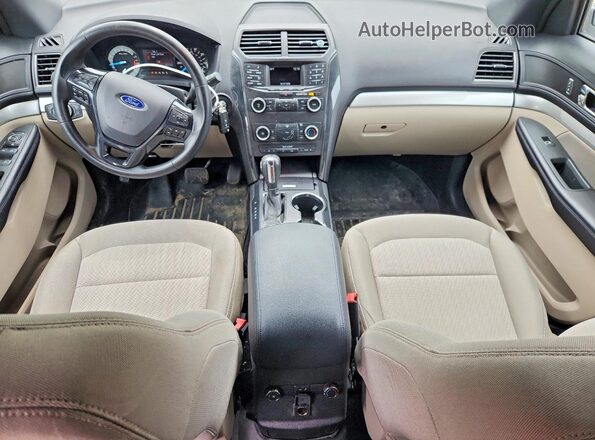 1FM5K8B80JGC66432 2018 FORD EXPLORER Silver Vista del salpicadero