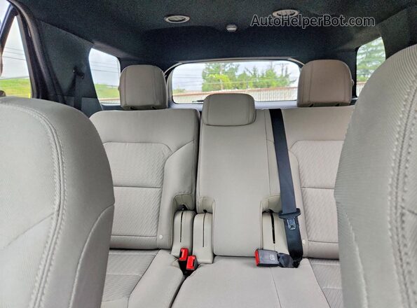 1FM5K8B80JGC66432 2018 FORD EXPLORER Silver Vista de los asientos traseros