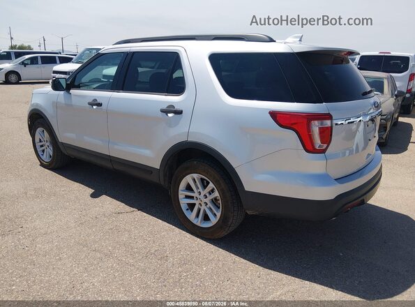 1FM5K8B81GGD17803 2016 FORD EXPLORER Silver Задня ліва чверть