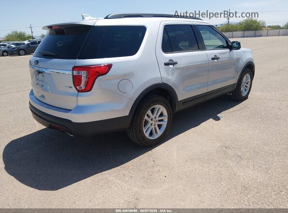 1FM5K8B81GGD17803 2016 FORD EXPLORER Silver Задня права чверть