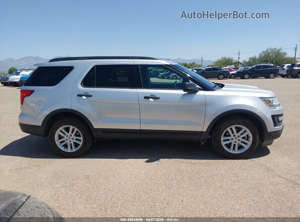 1FM5K8B81GGD17803 2016 FORD EXPLORER Silver Вид щитка приладів