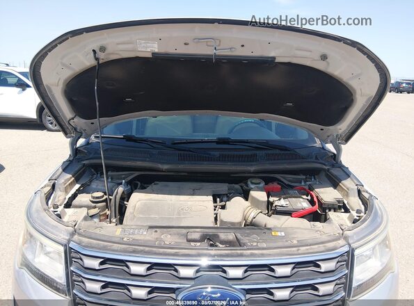 1FM5K8B81GGD17803 2016 FORD EXPLORER Silver Вид ззаду