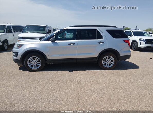 1FM5K8B81GGD17803 2016 FORD EXPLORER Silver Вид задньої частини салону