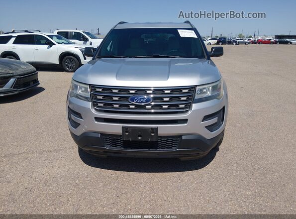 1FM5K8B81GGD17803 2016 FORD EXPLORER Silver Вид панелі приладів