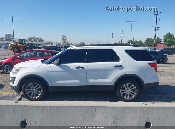 1FM5K8B81GGD32432 2016 FORD EXPLORER White 