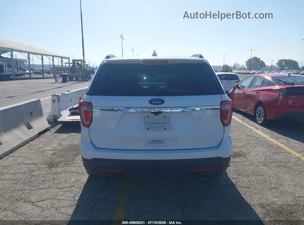 1FM5K8B81GGD32432 2016 FORD EXPLORER White 