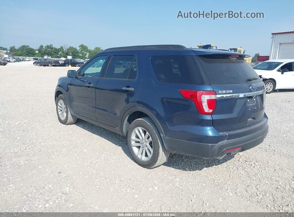 1FM5K8B81HGA13520 2017 FORD EXPLORER Blue Հետևի ձախ