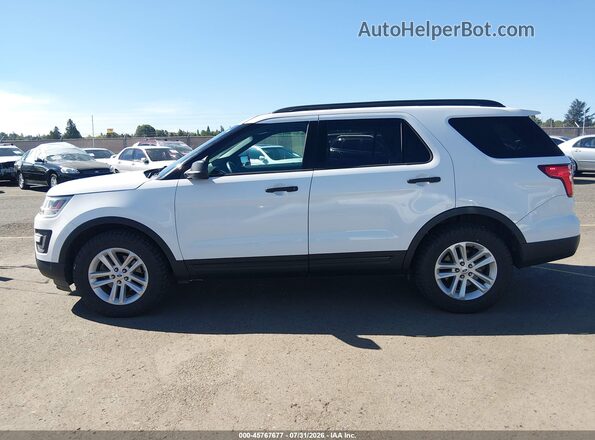 1FM5K8B81HGD22999 2017 FORD EXPLORER White 