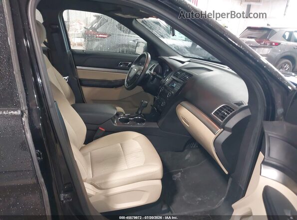 1FM5K8B81HGD25367 2017 FORD EXPLORER Black Սալոնի դիմացի տեսք