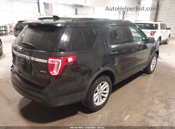 1FM5K8B81HGD25367 2017 FORD EXPLORER Black Հետևի աջ