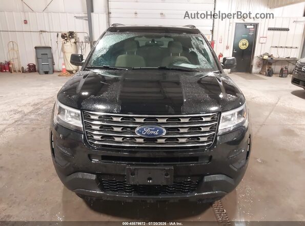 1FM5K8B81HGD25367 2017 FORD EXPLORER Black Սարքավորումների վահանակի տեսք