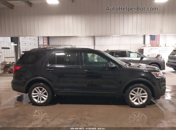 1FM5K8B81HGD25367 2017 FORD EXPLORER Black Սալոնի հետևի տեսք