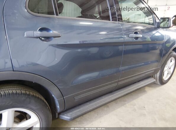 1FM5K8B81JGC45363 2018 FORD EXPLORER Blue Vista del cuadro de instrumentos