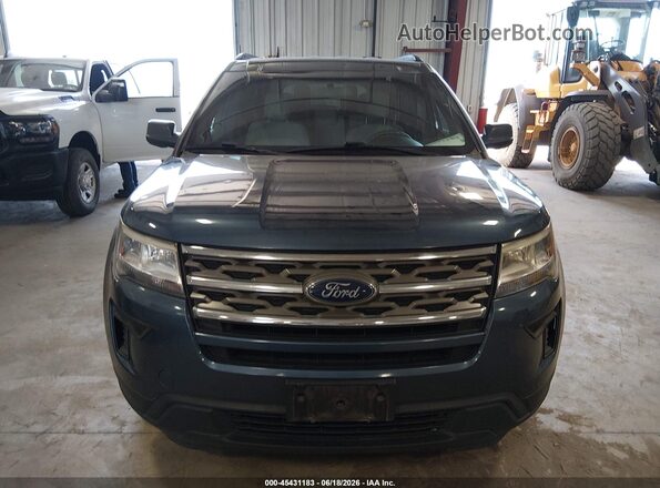 1FM5K8B81JGC45363 2018 FORD EXPLORER Blue Vista interior de 360 grados