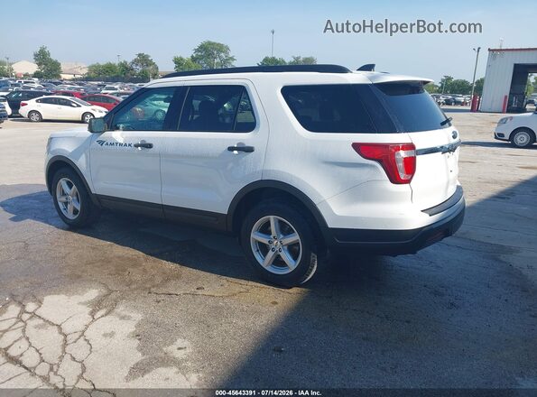 1FM5K8B81JGC45525 2018 FORD EXPLORER White Tył lewy