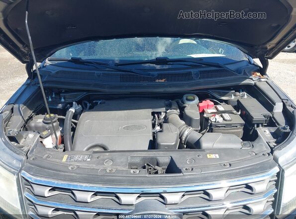 1FM5K8B82HGA18385 2017 FORD EXPLORER Black Rear view