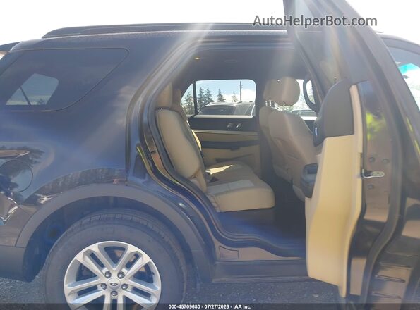 1FM5K8B82HGA18385 2017 FORD EXPLORER Black VIN sticker view