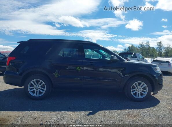 1FM5K8B82HGA18385 2017 FORD EXPLORER Black Rear interior view