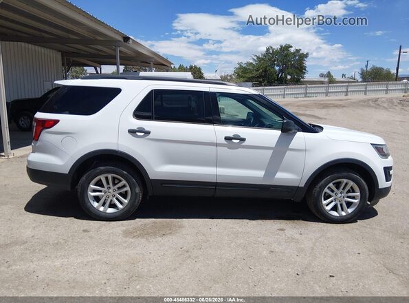 1FM5K8B82HGC91908 2017 FORD EXPLORER White უკანა სალონის ხედი