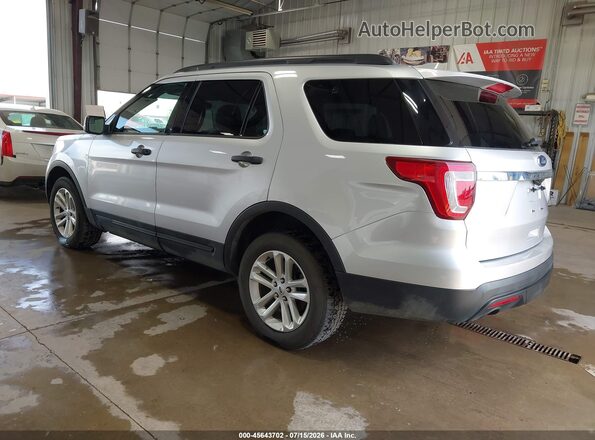 1FM5K8B82HGD58782 2017 FORD EXPLORER Silver Rear left