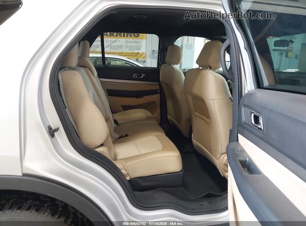 1FM5K8B82HGD58782 2017 FORD EXPLORER Silver VIN sticker view