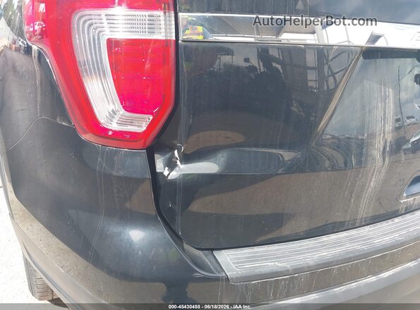 1FM5K8B82JGC45372 2018 FORD EXPLORER Black Вид спереду