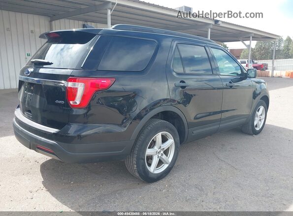 1FM5K8B82JGC45372 2018 FORD EXPLORER Black Задня права чверть