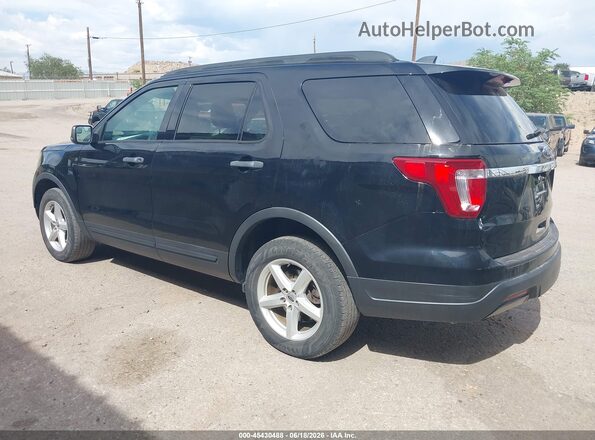 1FM5K8B82JGC45372 2018 FORD EXPLORER Black Задня ліва чверть