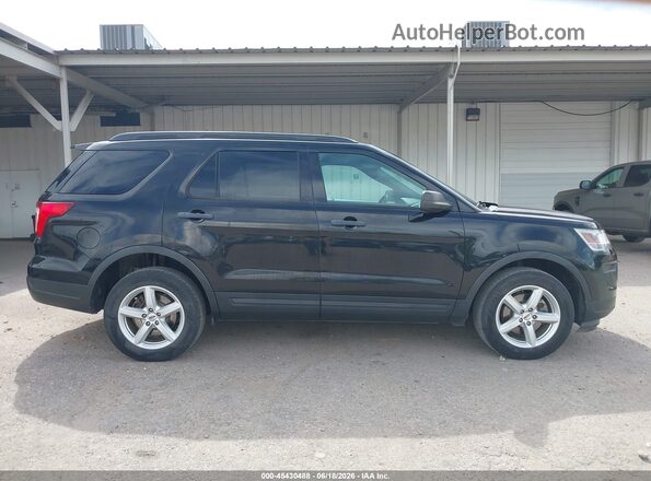 1FM5K8B82JGC45372 2018 FORD EXPLORER Black 