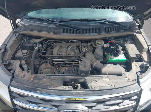 1FM5K8B82JGC45372 2018 FORD EXPLORER Black Вид ззаду