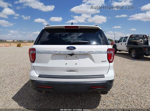 1FM5K8B82JGC77528 2018 FORD EXPLORER White 